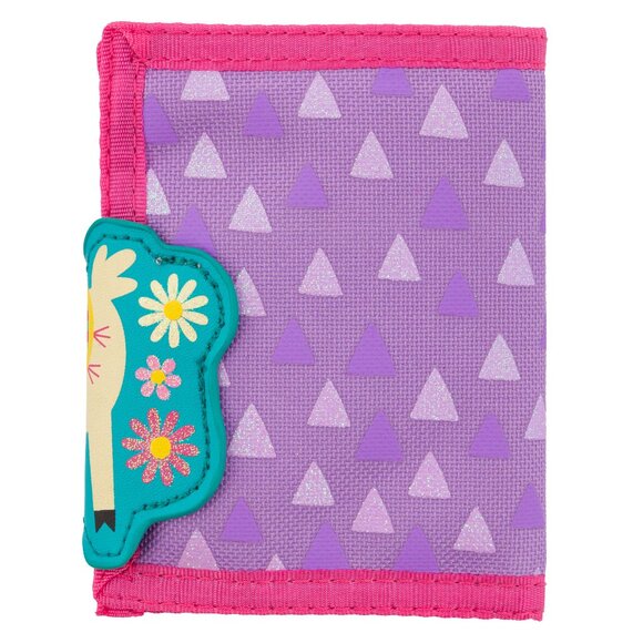 Stephen Joseph Quilted Llama Purse and Wallet for Girls - Picture 9 of 12